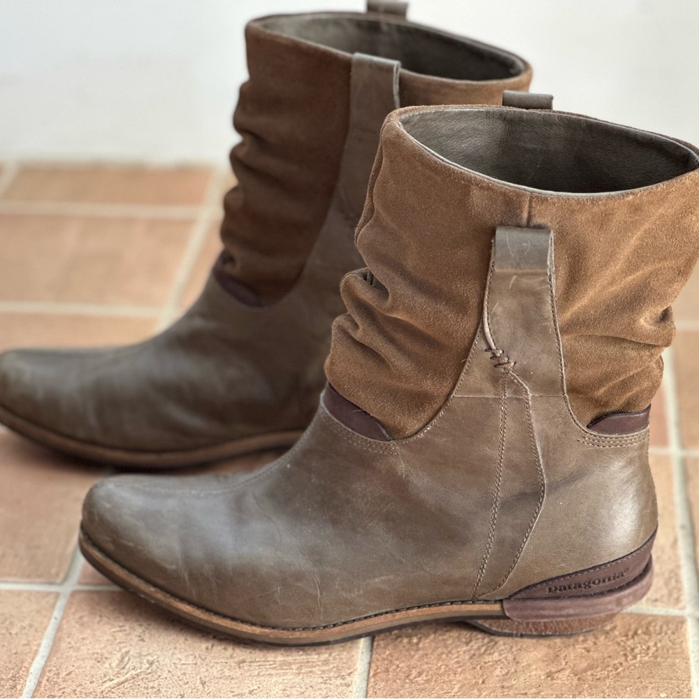 Patagonia Leather Slouch Performance Boots